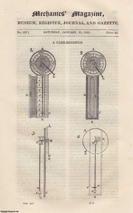 Item #331926 A Cash-Register; Solutions of Mr. Lucock's Mechanical Exercise; Experiments on...