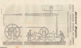 Item #332057 French Machine For Watering Silks; The Dry Rot; Stenographic Machines; Hall's...