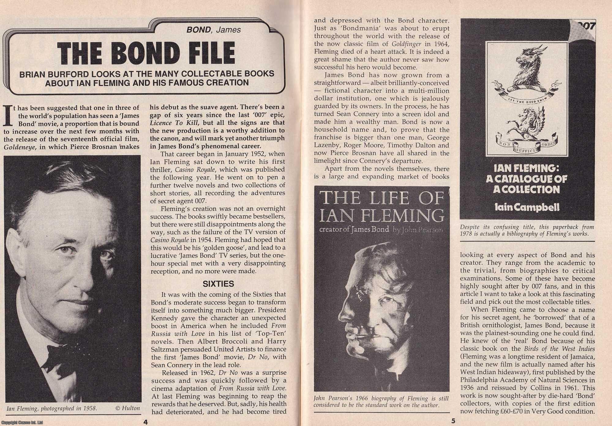 The James Bond File : A Dossier on 007 in Print. By Brian Burford. This ...