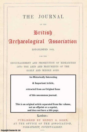 Item #339842 Notes on Anglo-Saxon Masonry. An original article from the Journal of The British...