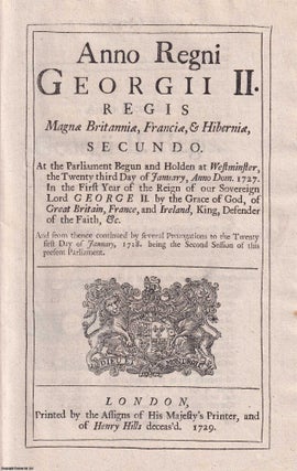1751. An Act for The more Easy and Speedy Recovery of Small Debts within The City and Liberty of Westminster.
