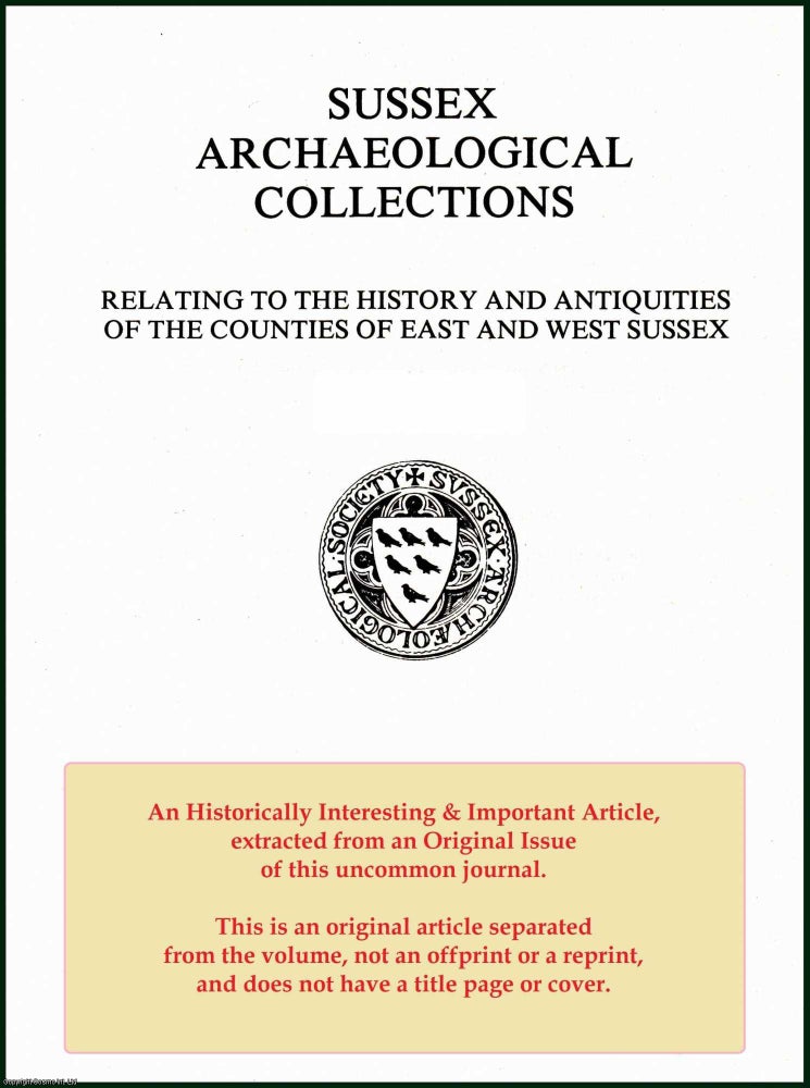 Item #347290 The Rise of a Graduate Clergy in Sussex, 1570-1640. An original article from the journal of the Sussex Archaeological Society, 1982. Peter R. Jenkins.
