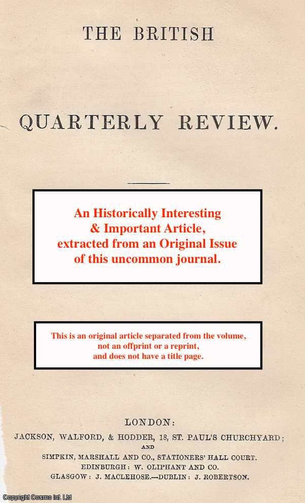 Item #348762 The Irish Church. A rare original article from the British Quarterly Review, 1865. Stated.