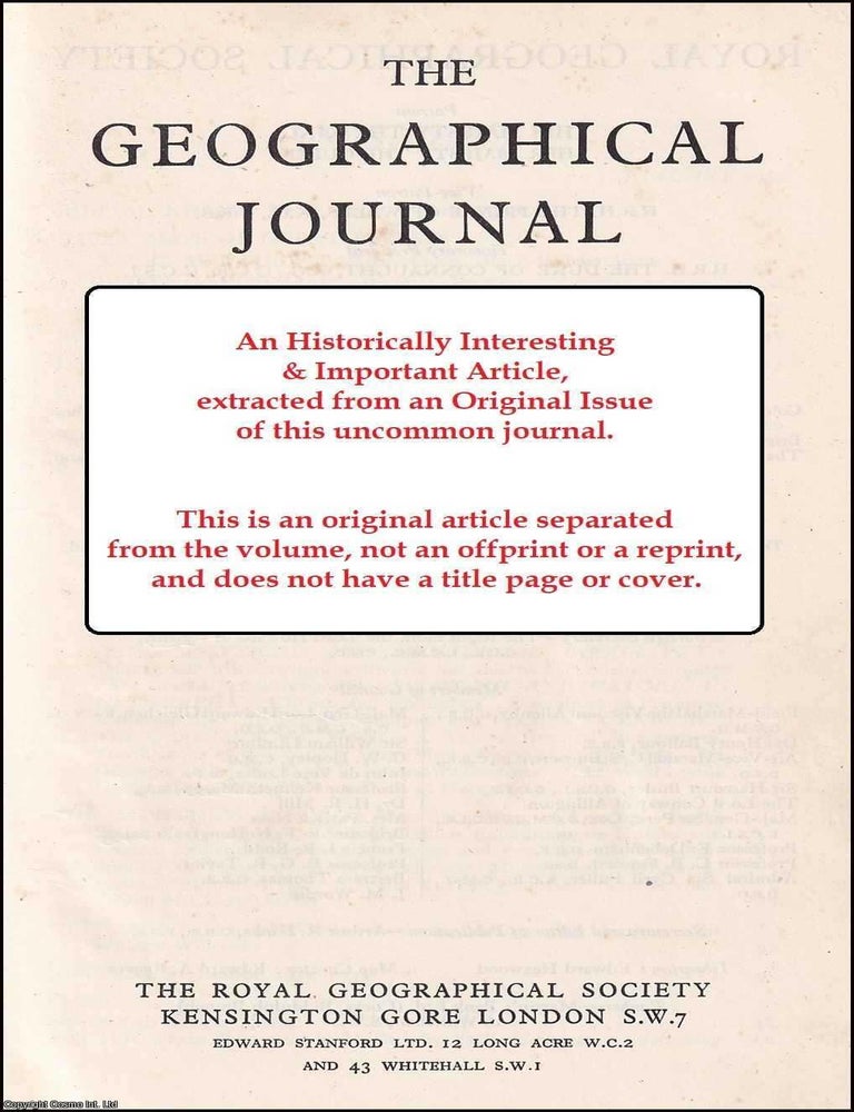 Item #349080 Johannes Cochlaeus and a Problem in Sixteenth-Century Cartography. An original...