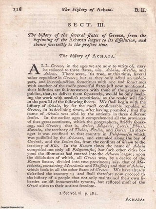The Confederated States of Greece. The History of the several states of Greece, from the. GREECE IN THE AGE OF.