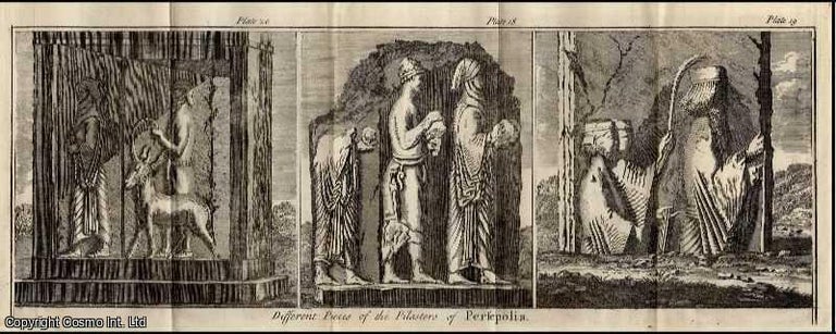 Item #351236 1747. Engraving: Various pieces of the pilasters of the Royal Palace at Persepolis....