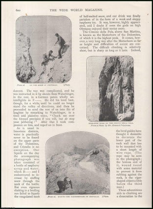 Item #351694 Humours of Alpine Mountain Climbing. An uncommon original article from the Wide...