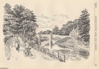 Item #351904 The Village of Felton, near Morpeth. An original article from The Monthly Chronicle...