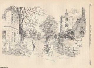 Item #351907 The Village of Ponteland, near Newcastle. An original article from The Monthly...