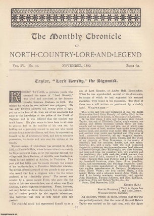Item #351908 Robert Taylor, Lord Kenedy, the Bigamist. An original article from The Monthly...