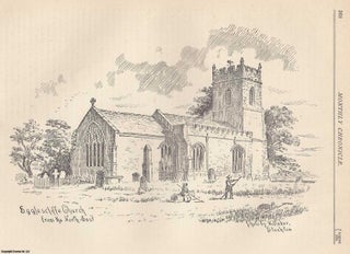 Item #351910 Egglescliffe Church, near Yarm. An original article from The Monthly Chronicle 1890....