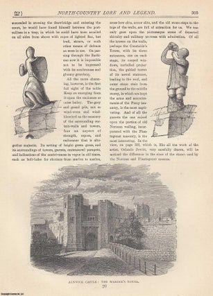 Item #351913 Alnwick Castle. An original article from The Monthly Chronicle 1890. F R. Wilson