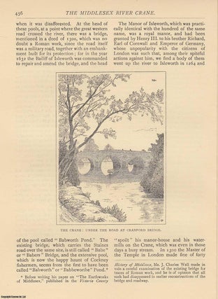 Item #352601 The Middlesex River Crane. An original article from The Antiquary Magazine, 1914. T....