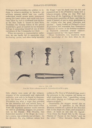 Item #352607 Tobacco Stoppers. An original article from The Antiquary Magazine, 1915. M. A. V B....