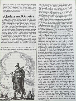 Item #354488 Collecting Gypsy Books. An original article contained in a complete monthly issue of...