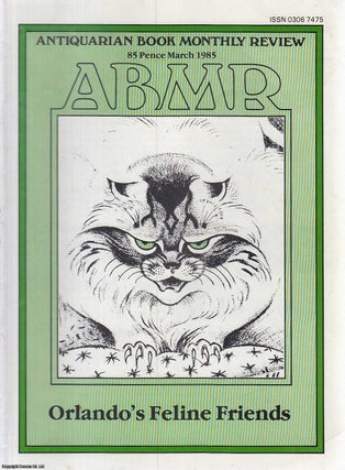 Item #354658 Orlando's Feline Friends, or the Cat in Children's Literature. An original article...