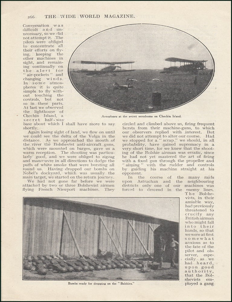 Item #355788 Russian Revolution. With the R.A.F. in South Russia. The RAF Contribution to...