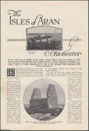 Item #355792 The Isles of Aran, on the West Coast of Ireland. An uncommon original article from...