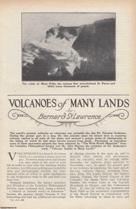 Item #355803 Volcanoes of Many Lands. The photographs of Dr. Tempest Anderson. This is an...