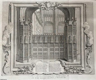 1743. The Monument of King Edward IV in the Royal. Engraver Claude Du Bosc.