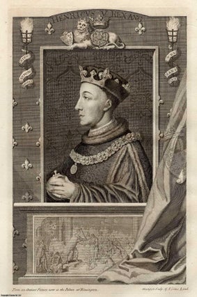 Item #356257 1743. King Henry V. From an antient Picture now in the Palace at Kensington....