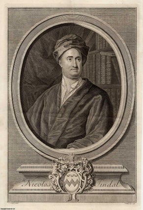 Item #356280 1743. Nicolas Tindal. Translater of Rapin de Thoyras' History of England. Engraved...