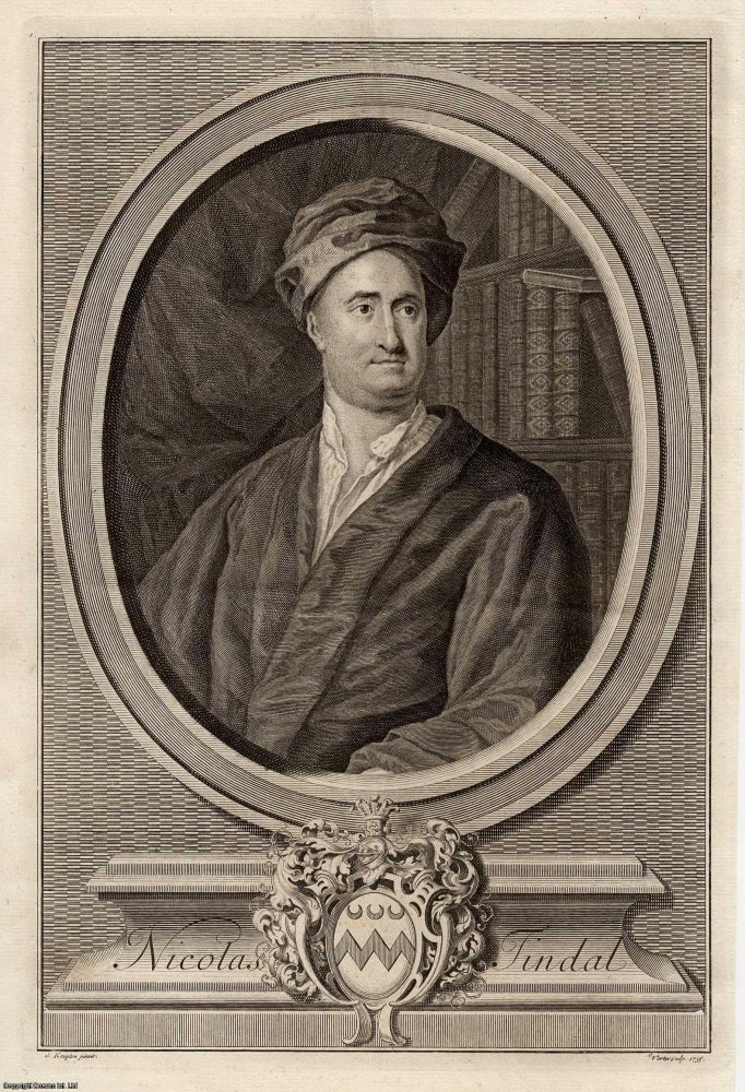 Item #356280 Nicolas Tindal, translator of Rapin de Thoyras’ History of England; engraved by...