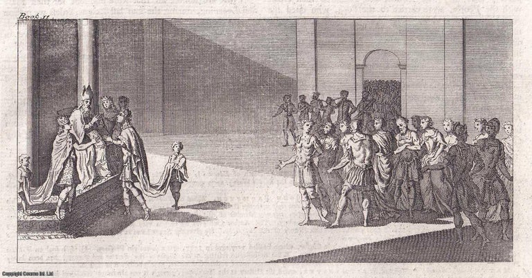 Item #356317 Henry IV, c.1399, a small engraved original print featuring a tableaux from his...