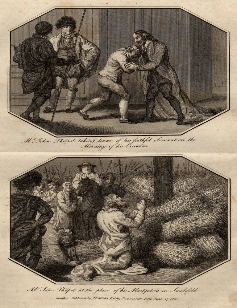 Item #356426 Engraving. Mr John Philpot taking leave of his faithful Servant on the Morning of...