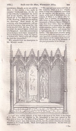 The Gentleman's Magazine for October 1825. FEATURING Two Plates; Ancient Seals, etc. and Double Font at Beton, Brittany & a Portrait of Edward the Confessor, Westminster Abbey. A original original monthly issue of the Gentleman's Magazine, 1825.