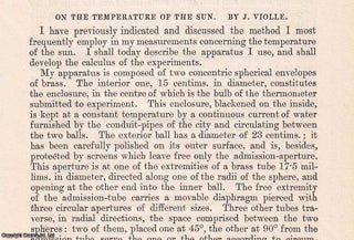 Item #356877 On the Temperature of the Sun. An original article from The London, Edinburgh, and...
