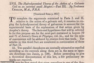 Item #356895 Part 3 of The Hydrodynamical Theory of the Action of a Glavanic Coil on an external...