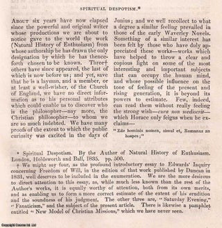 Item #357004 Spiritual Despotism, by Isaac Taylor. A rare original article from the Dublin...
