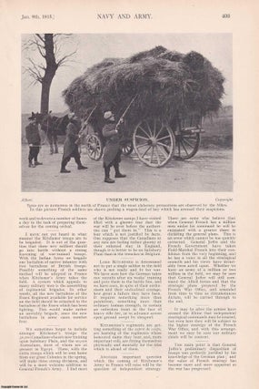 Air Raid on Cuxhaven; Indian Troops, The Pathans; The Vickers' Rifle-Calibre Machine Gun; The Welsh Army Corps; The Anti-Aircraft Corps. Featured in a complete weekly issue of Navy & Army Illustrated, 1915.