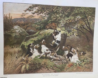 Item #357130 Fox-Hunting Scene. Caught at Last. From the Picture by Jules Gelibert. An original...