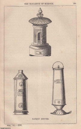Item #357166 1845, Patent Stoves; the Arnott, the Suspension, and the Parragon. A full page...