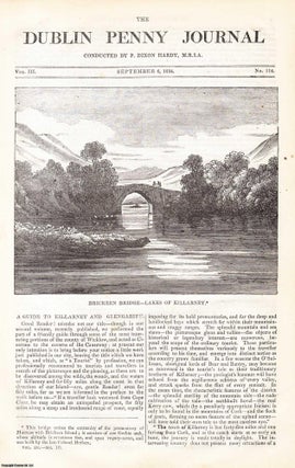 Item #357251 1834, Brickeen Bridge-Lakes of Killarney, and Giant's Ring, the extraordinary...