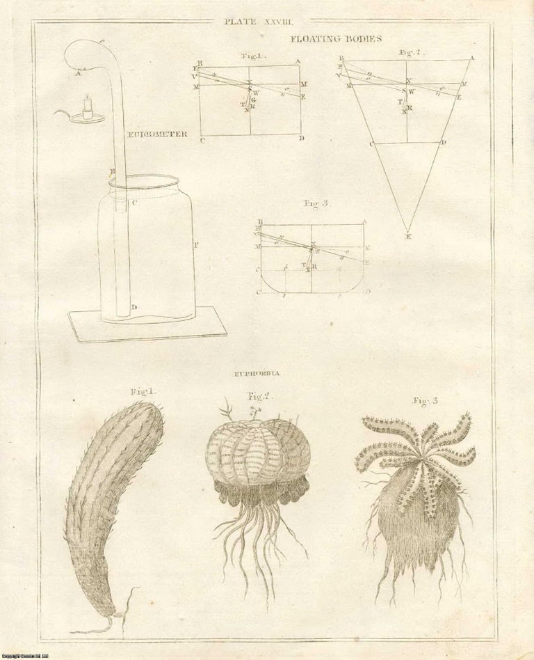 Item #357291 A plate of scientific interest from the Encyclopaedia Britannica, Dublin Edition 1797. SCIENCE.
