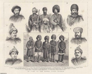 Item #357578 In Camp at the Rawul Pindi Durbar. A series of portraits, with each individual...
