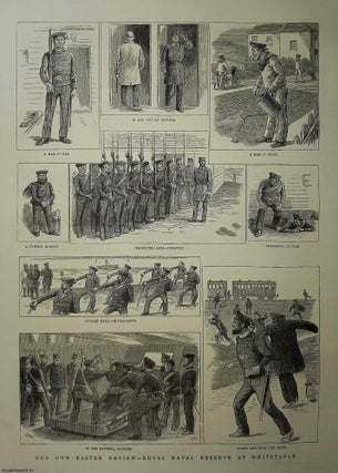 Item #357623 Royal Naval Reserve at Whitstable. An original print from the Graphic Illustrated...
