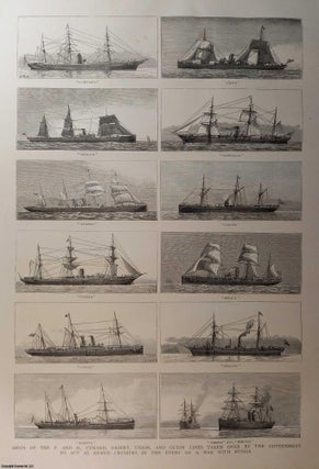 Item #357632 Ships of the P & O., Cunard, Orient, Union, and Guion Lines taken over by the...