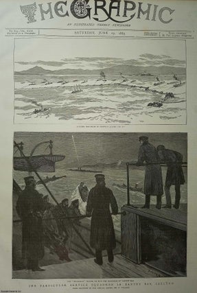 Item #357641 The Minotaur trying to run the Blockade of Bantry Bay, Ireland. An original print...
