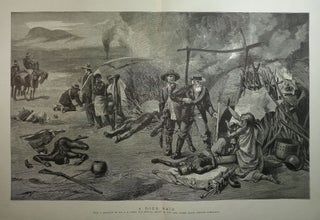 Item #357658 A Boer Raid. From a drawing by The Graphic's special artist in three South African...