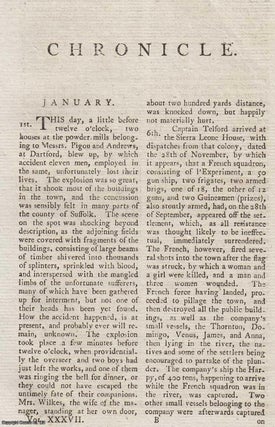 Item #358509 Chronicle for the year 1795. An original article from The Annual Register for 1795....