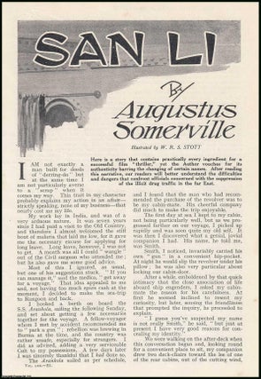 Item #358794 San Li. An uncommon original article from the Wide World Magazine, 1933. Augustus...
