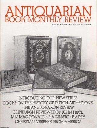 Item #359102 Antiquarian and out of print books on the History of Dutch Art. Part 1 (of 2). An...