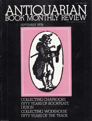 Item #359135 Collecting Chapbooks. An original article contained in a complete monthly issue of...