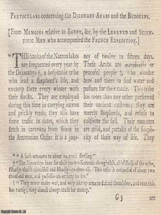 Observations on the Religion and Manners of Tibet, TOGETHER WITH Reception of the British Embassy at the Birman Court, TOGETHER WITH Customs and Character of the Birmans, TOGETHER WITH Manners and Customs of the Inhabitants of Malabar, TOGETHER WITH Particulars concerning the Djeouaby Arabs and the Bedouins. An original article from The New Annual Register for 1800.
