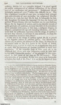 Item #360309 McCormick's Life of Edmund Burke. An original essay from The Anti-Jacobin, 1799. No...