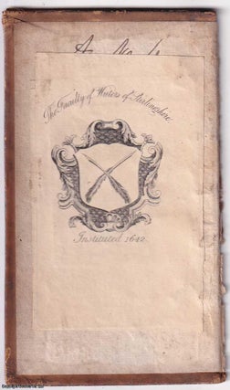 The Faculty of Writers of Stirlingshire, Instituted 1642. Decorative Bookplate. Undated, but from the design likely mid 18th century. Published by Undated..